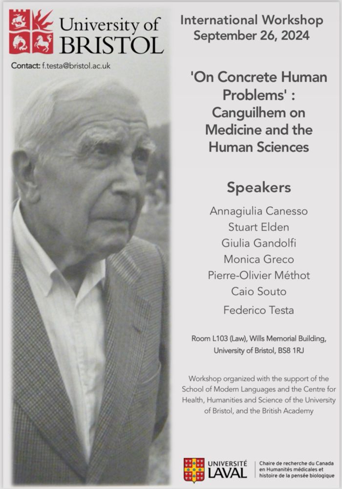 “Alexandre Koyré and Georges Canguilhem”, audio recording of my talk to the workshop ‘On Concrete Human Problems’: Georges Canguilhem on Medicine and the Human Sciences