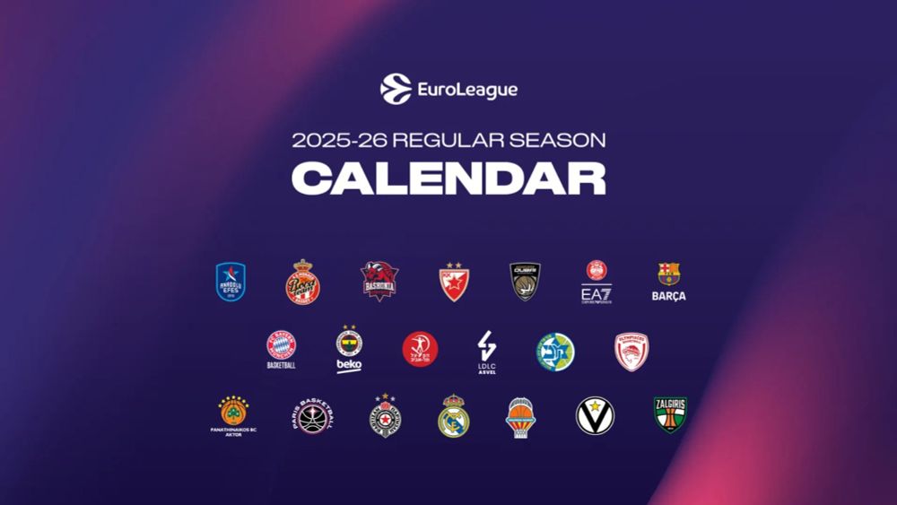 Anunciado el calendario de la Euroliga 2025-26: Partidos destacados y todos las fechas