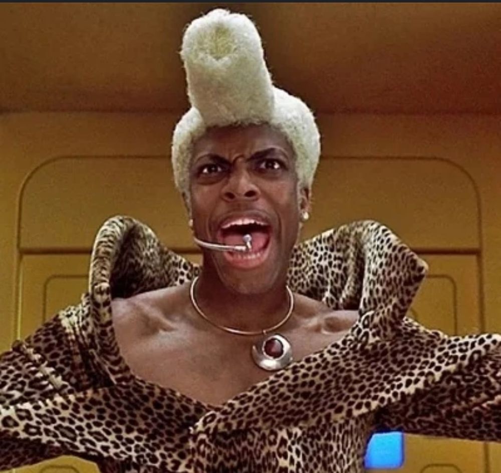 Chris Tucker as "Ruby Rhod" from "The Fifth Element"