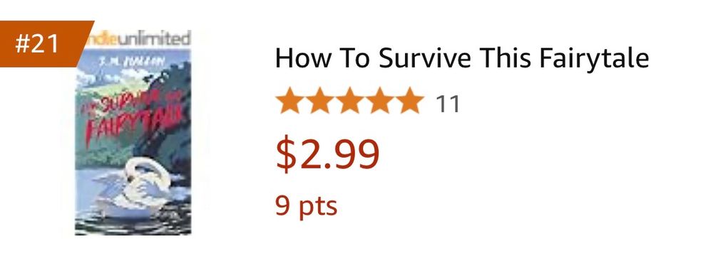 How to Survive This Fairytale is #21 in LGBT fantasy new release!! 