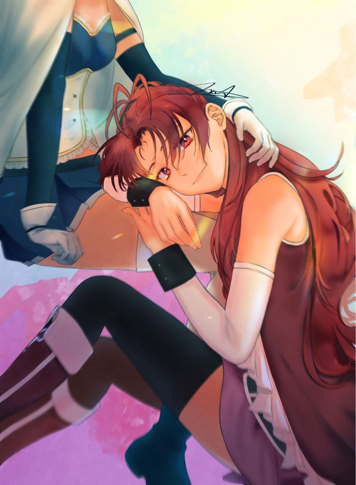 Sayaka Miki and Sakura Kyoko