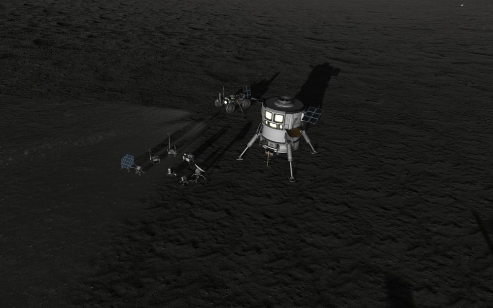 ...some other race...*landed* on the Moon?!