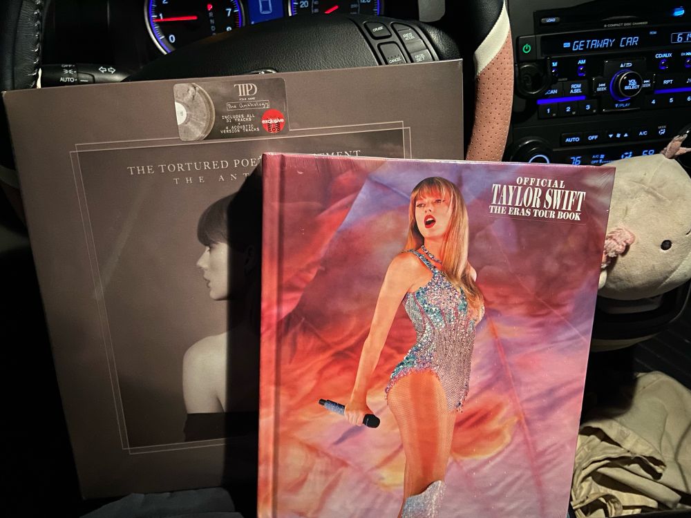 The anthology vinyl and the eras tour book