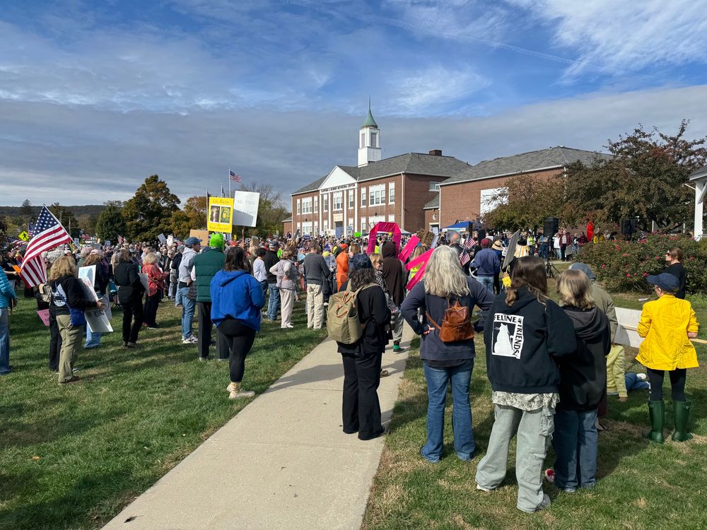 A huge turnout for a tiny town! 