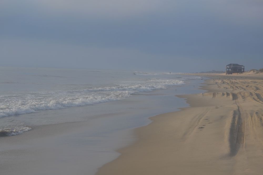 The north end of the outer banks (4x4 beach) at dawn. 