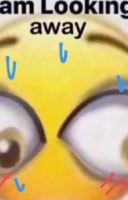 "I am looking away" emoji meme (and a lie)