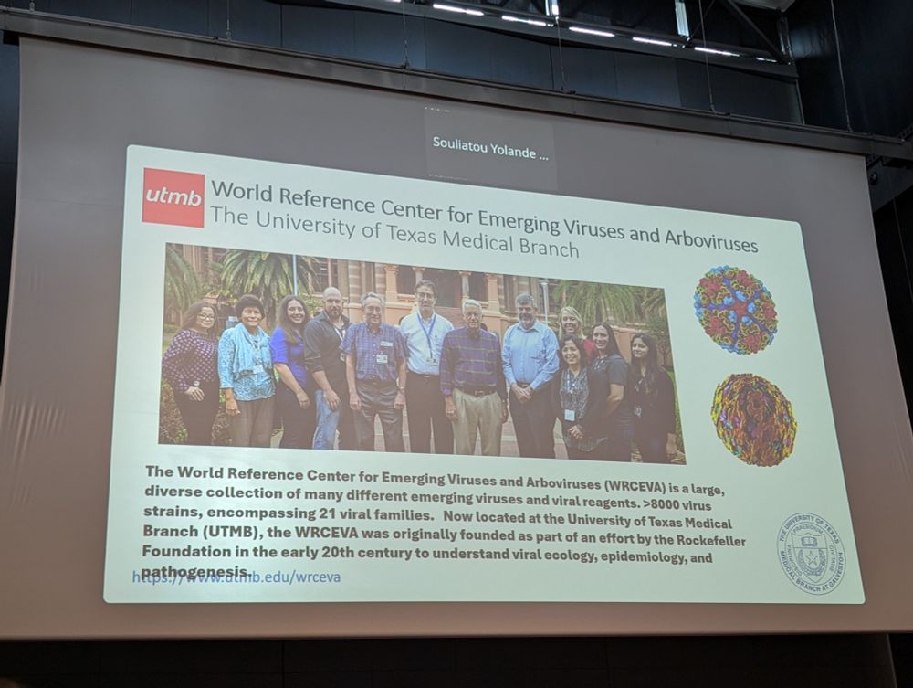 Photo of the World Reference Centre for Emerging Viruses and Arboviruses University of Texas Medical Branch and some description of their work. 