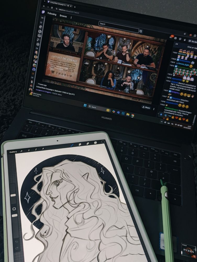 Critical role fan art WIP