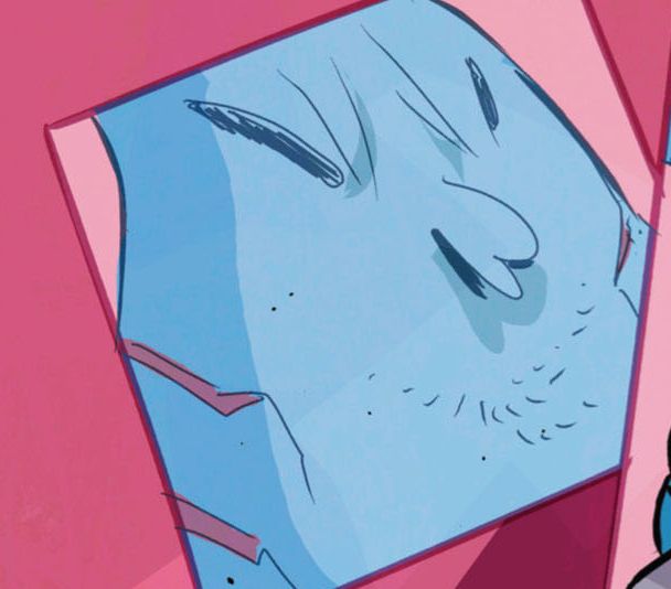 panel of shark transforming into human shark bro