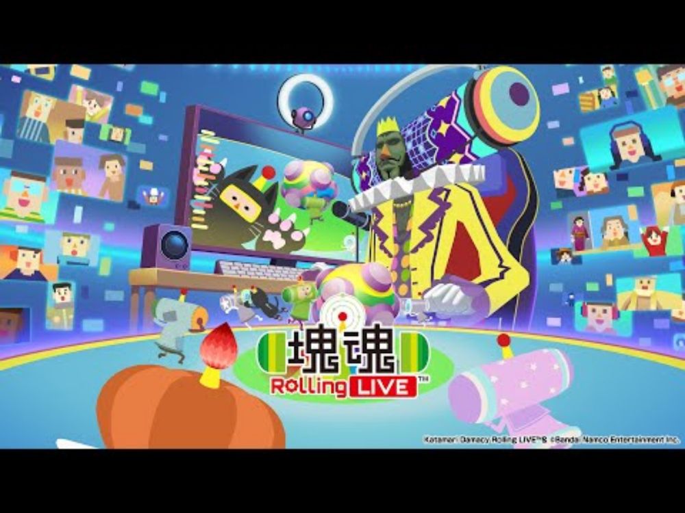 【Apple Arcade】「塊魂 Rolling LIVE」PV