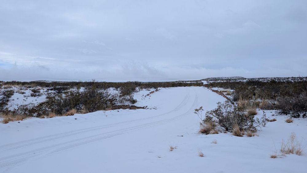 Off-road covered in snow.
