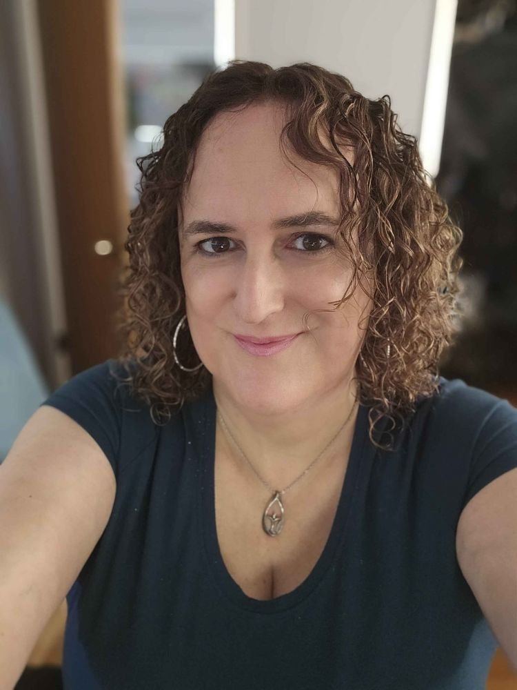 Melissa, who just got her curls did