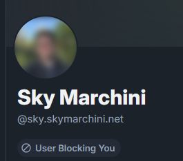 blocked by the dumbass who says you can't talk about gun control unless you go to gun college 
