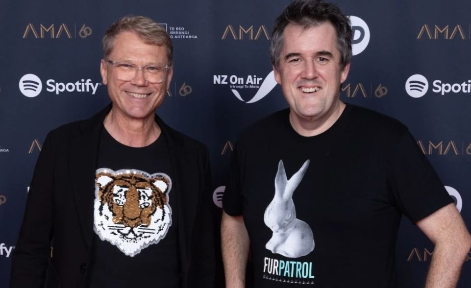 Paul Goldsmith and Chris Bishop in Fur Patrol. 