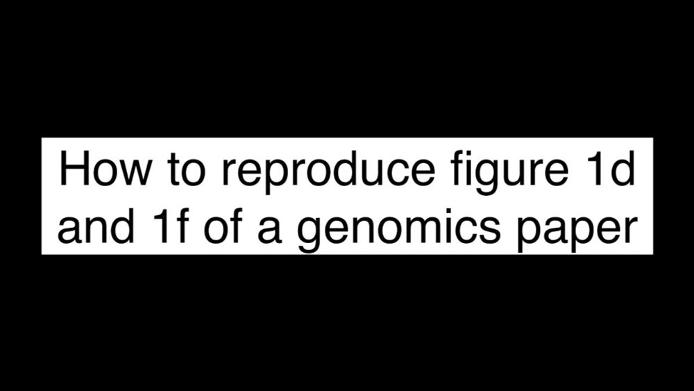 Let's Replicate Figure 1 of a Genomics Paper TOGETHER NOW
