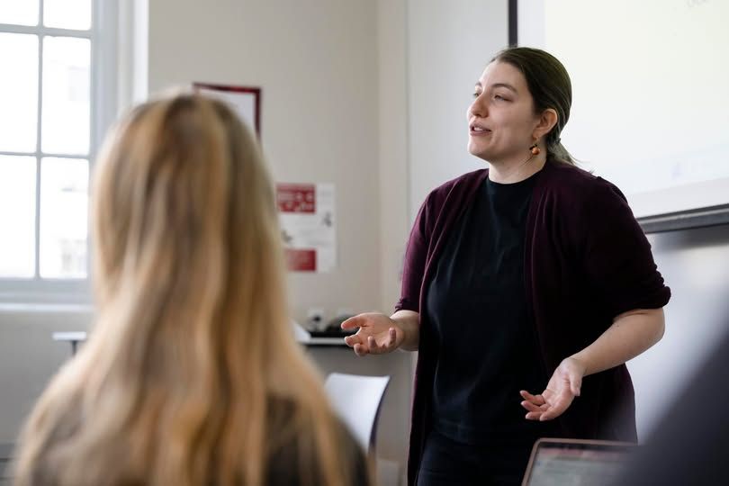 Image of Nicole Tanquary teaching