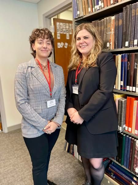image of conference co-chairs Laura Deluca and Elizabeth Dieterich