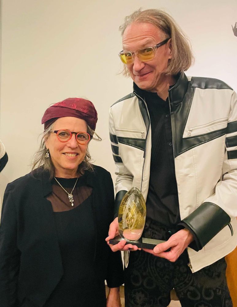 Joane Hétu & Vergil Sharkya’ with their Prix Opus