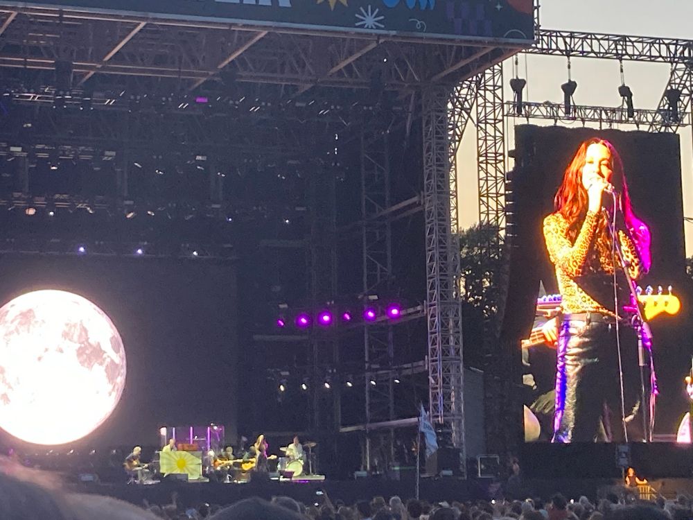 Alanis Morissette in concert. 