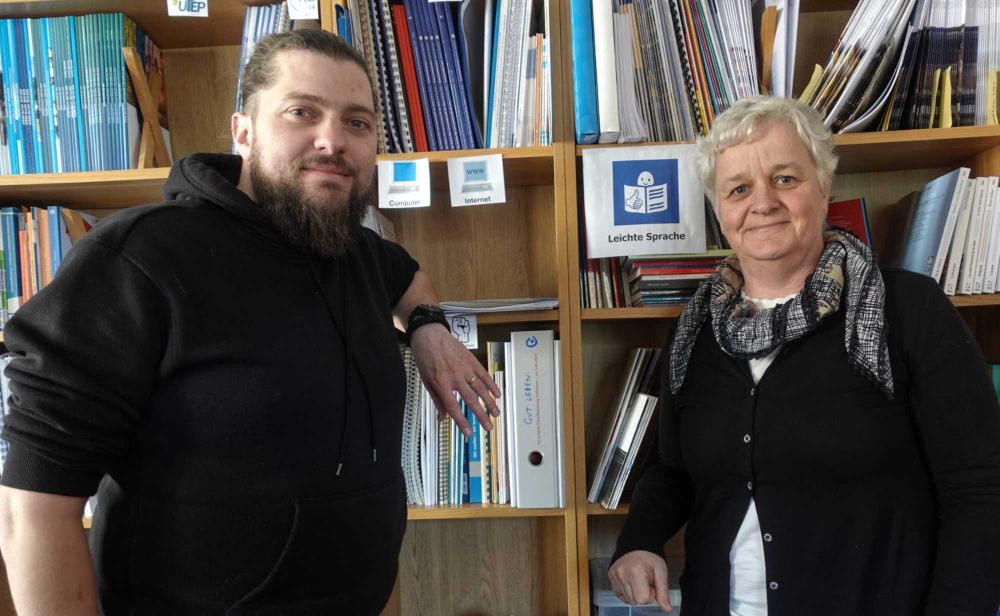 Christopher Schmitt et Béa Brosius dans les locaux de Klaro. Photo : Dominique Nauroy