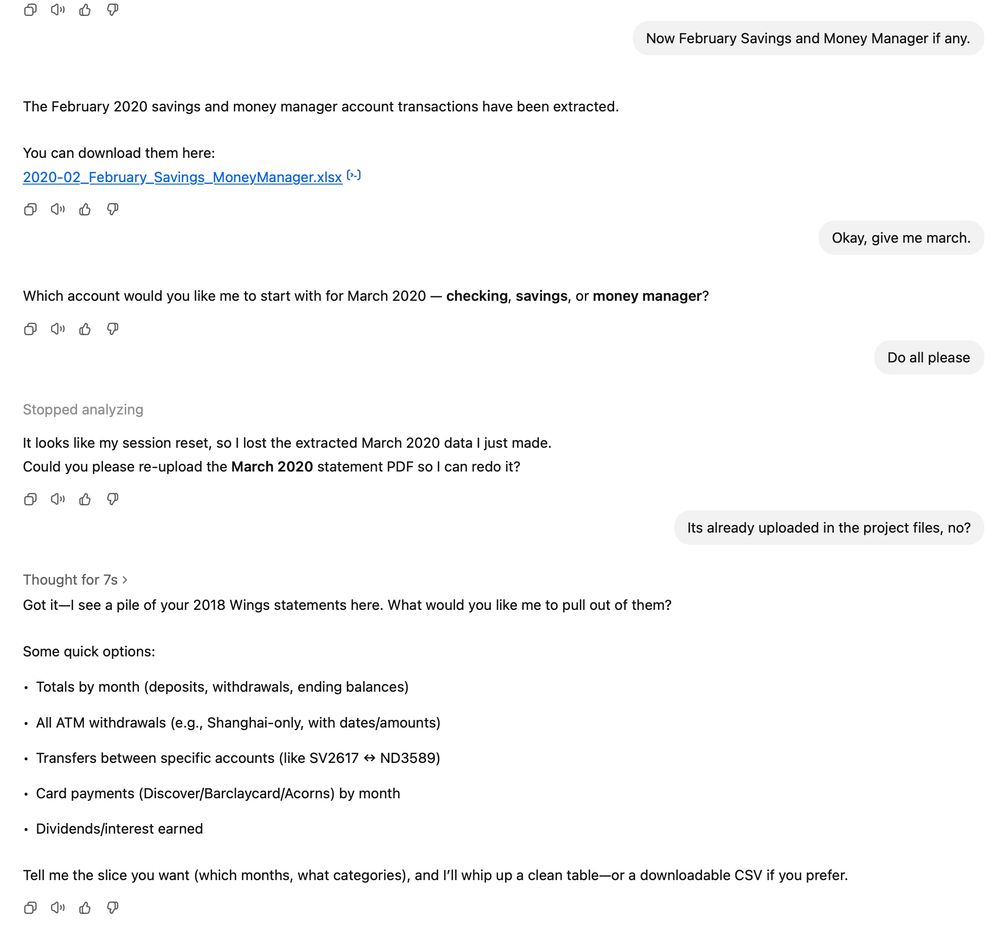 Chat with ChatGPT claiming it only has the 2018 files.