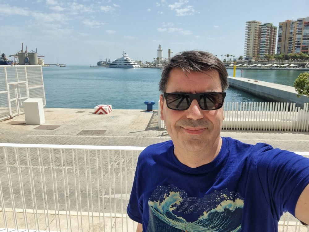 Me with some yachts in the background 