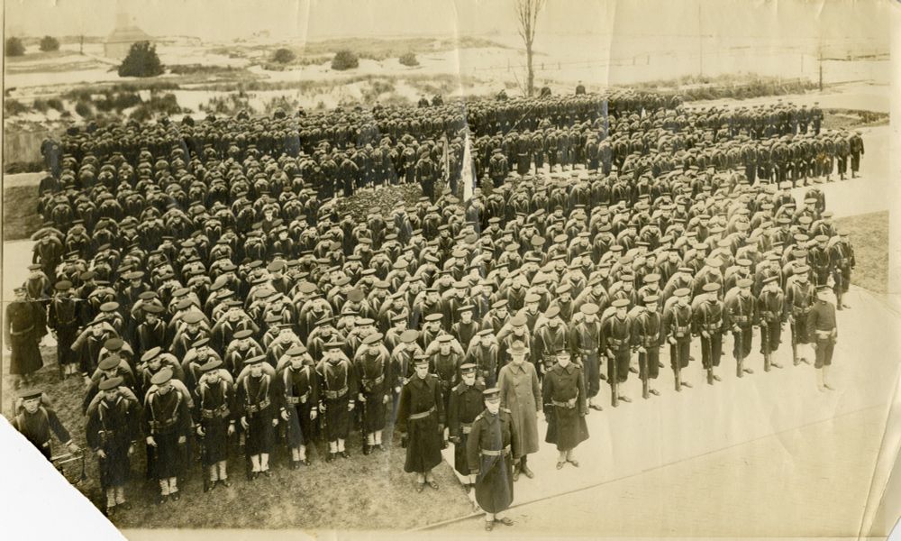 The Coast Guard port security units in New York in 1918 (Coast Guard Collection)