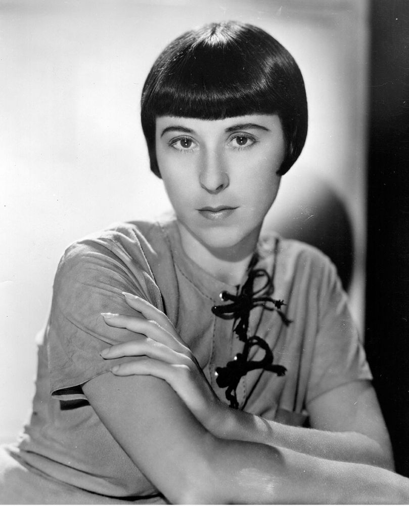 Photograph of costume designer Edith Head