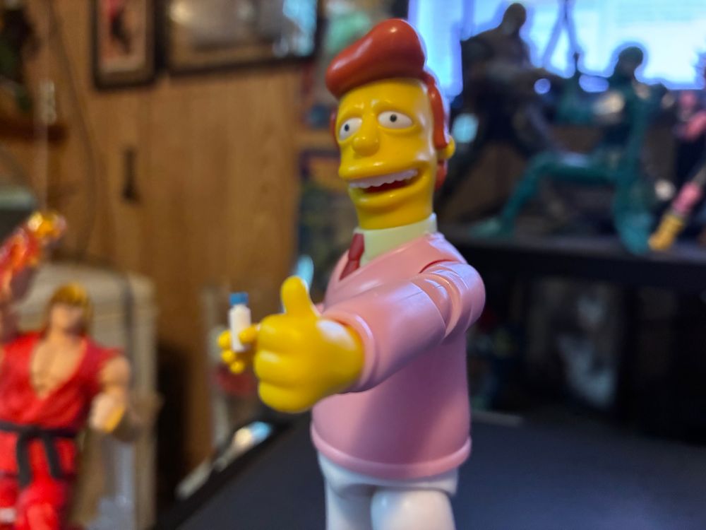 Jakks Pacific Troy McClure from The Simpsons action figure.