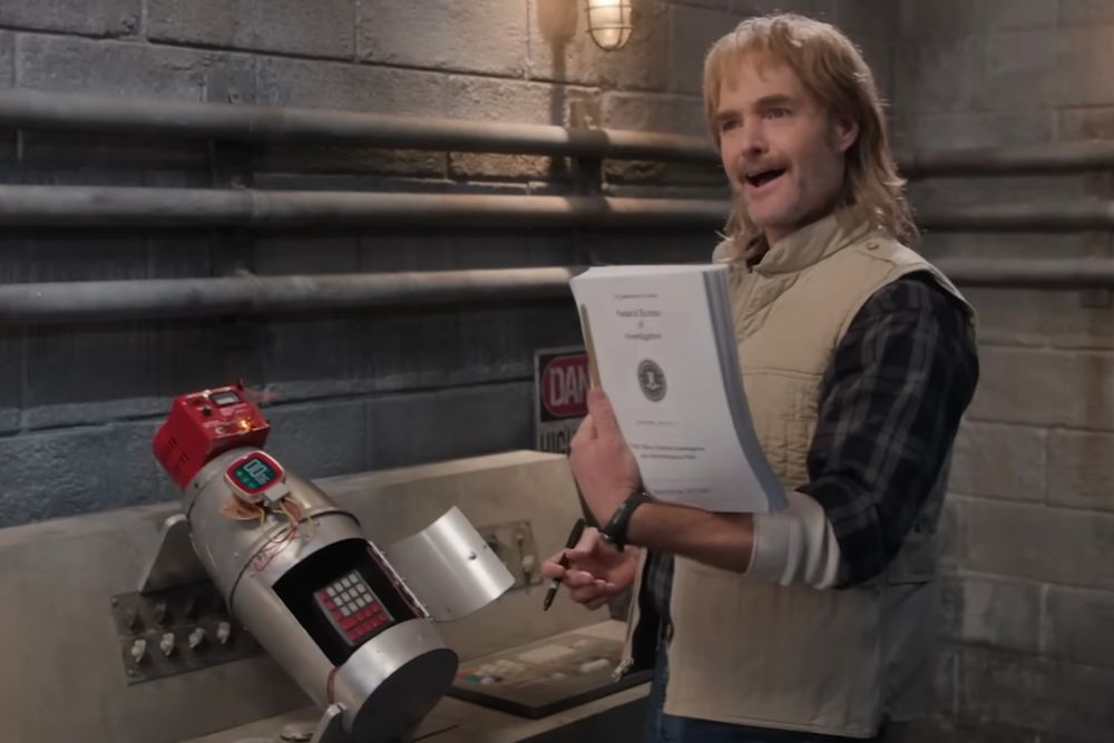 macgruber deciding to shred the epstein files