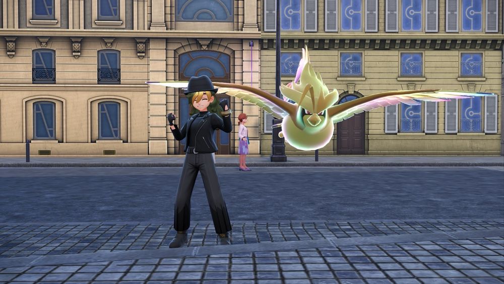 me next to a shiny mega pidgeot