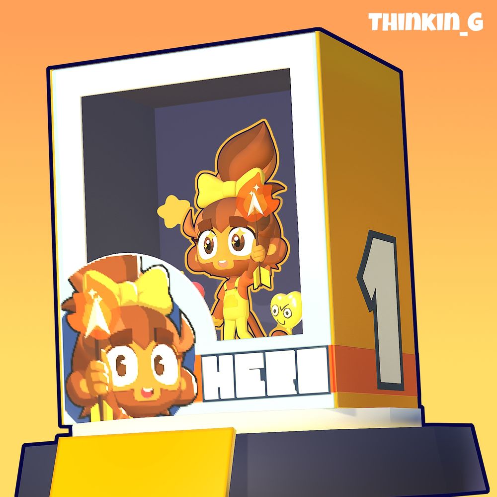 I created a similar box for her based on the rare Quincy action figure