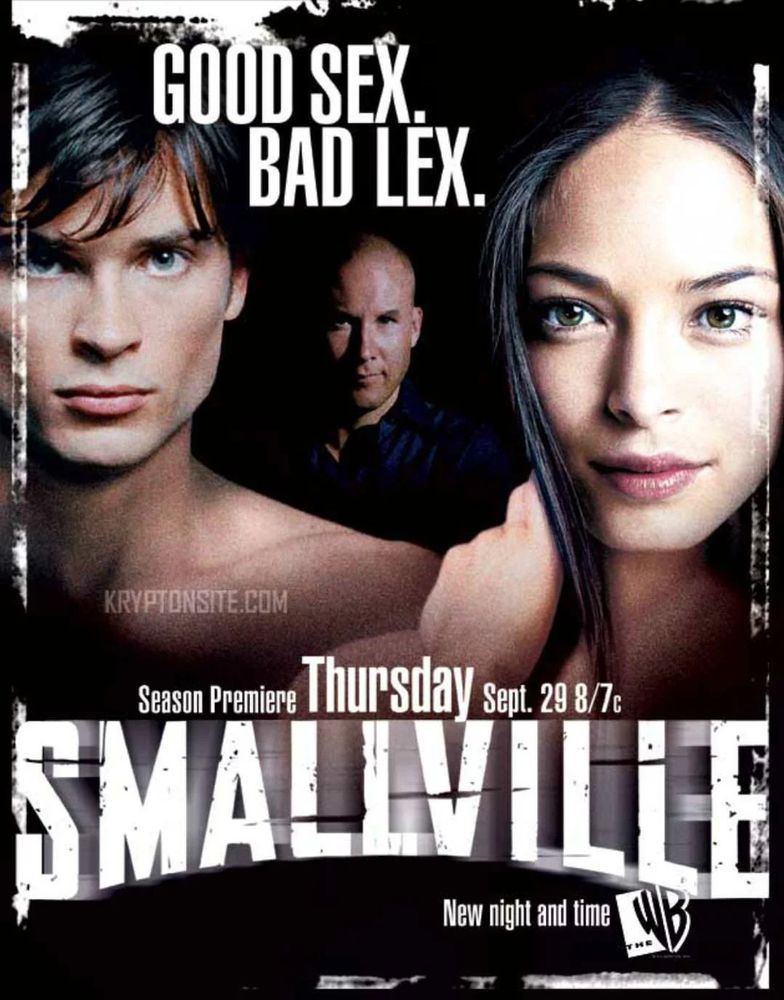 that one fuck ass Smallville poster/print ad that straight up just says "Good Sex. Bad Lex." like come on where the hell was this sauce in the majority of the CW shows 