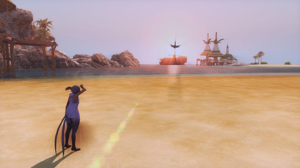 Looking out at the pretty view!