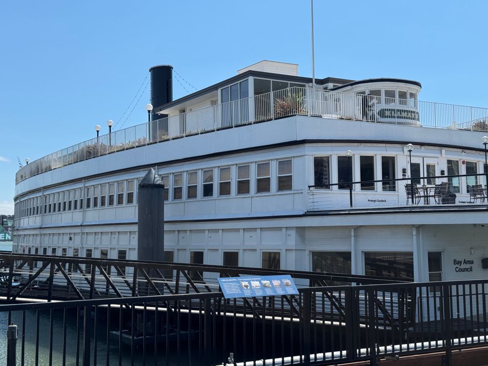 A photo of the Historic Klamath ship in San Francisco