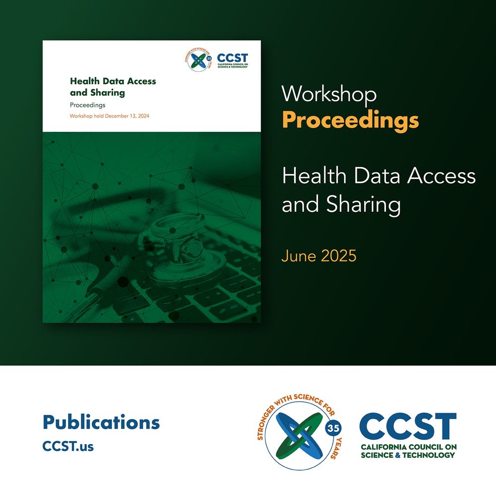 A graphic featuring the report cover, title in white font on a green background, and CCST's logo on a white background.