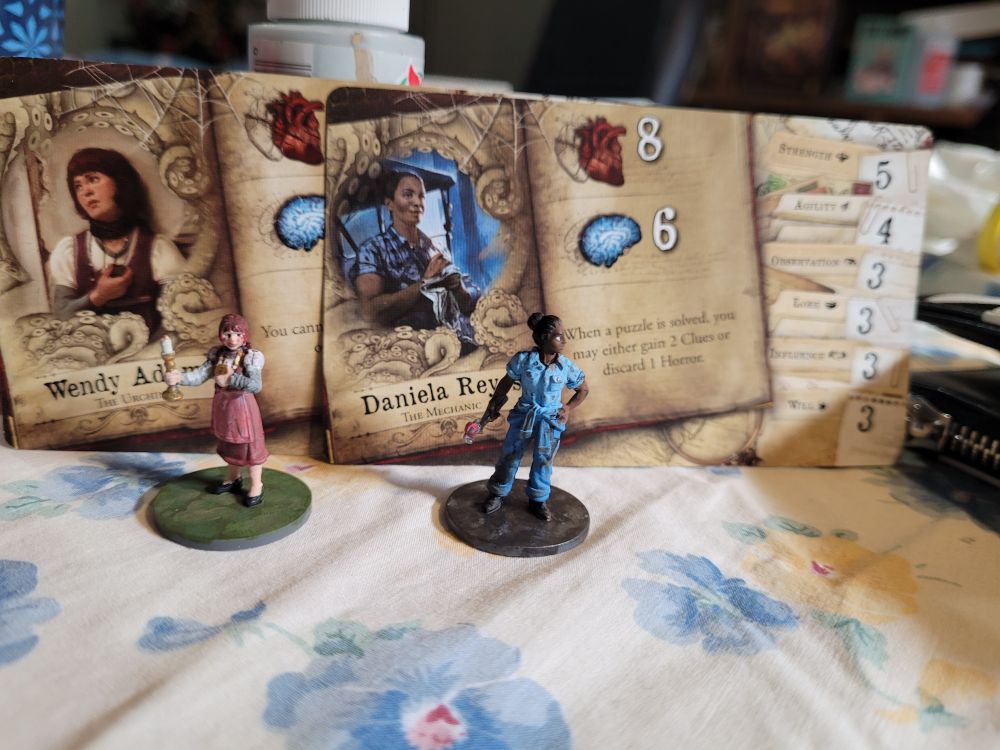 A similar photo to the previous one only it's a different angle for the figures and zoomed out some 