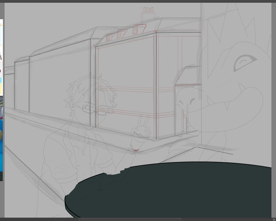 wip cenário de cidade