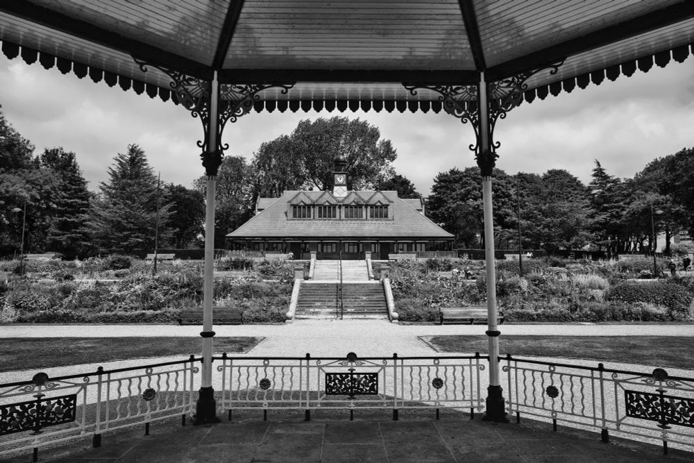 Hanley Park pavilion and bandstand,   Stoke-on-Trent.