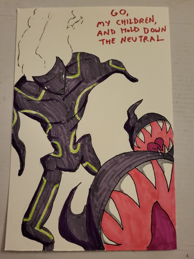 merkava spawning his worms with "go my children and hold down the neutral"