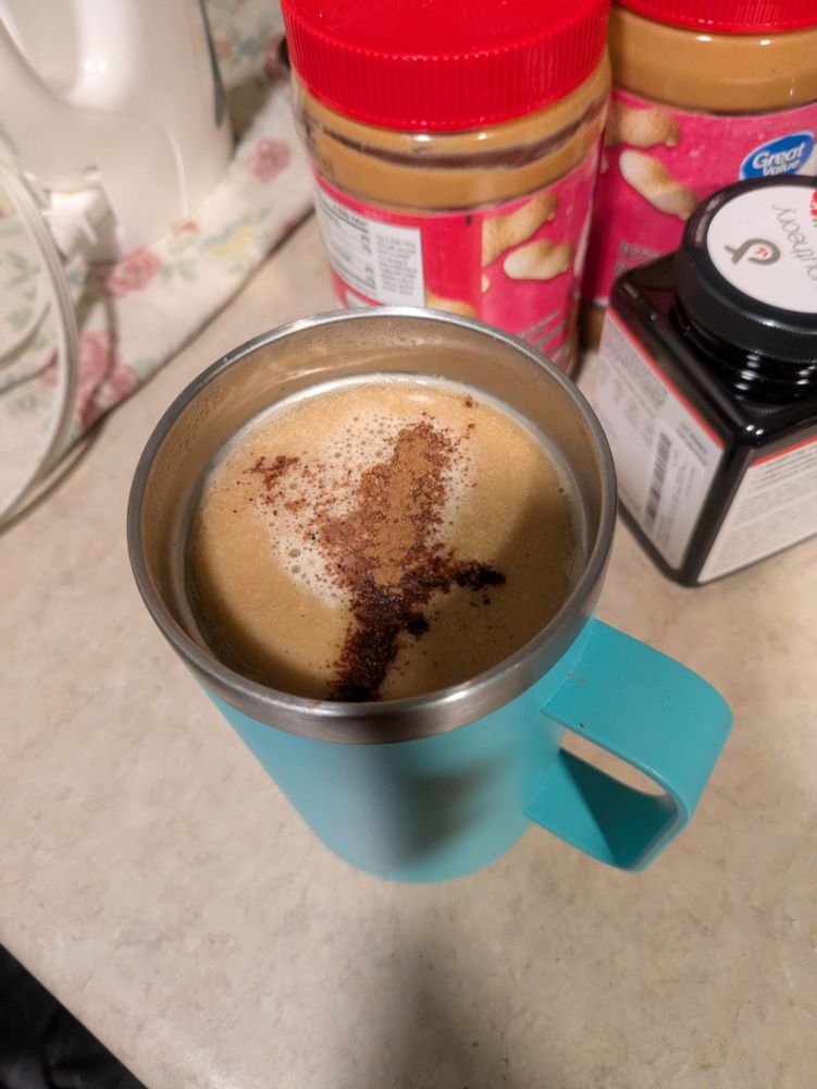 A mug of hot chocolate 