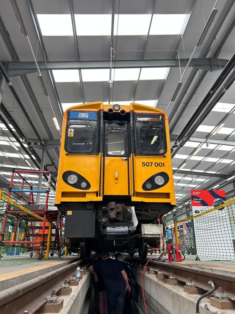 Photo of front of 507001, taken from the steps down to the pit, during The Greatest Gathering.