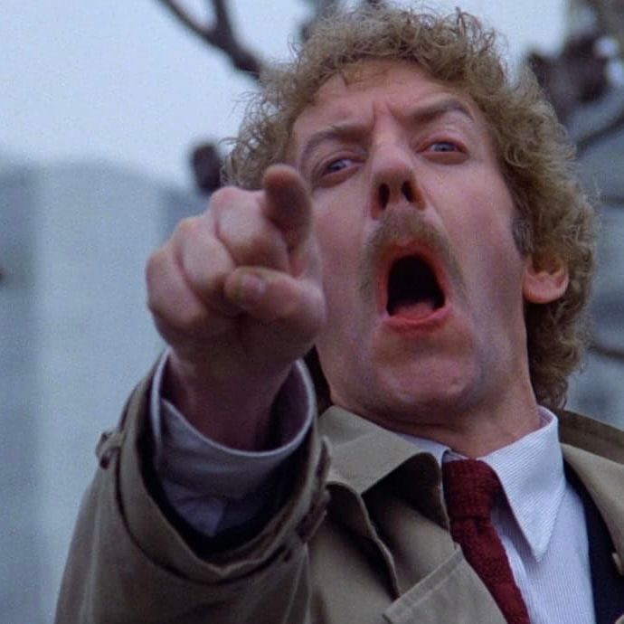 Donald Sutherland in „Invasion of the Body Snatchers“