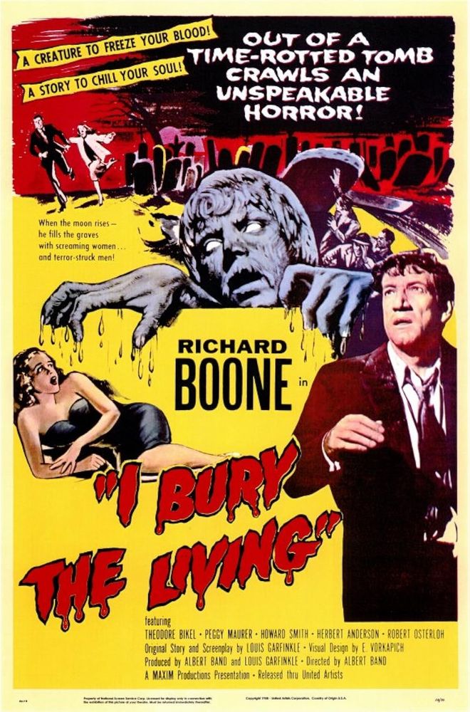 I Bury the Living (1958) Dir. Albert Band