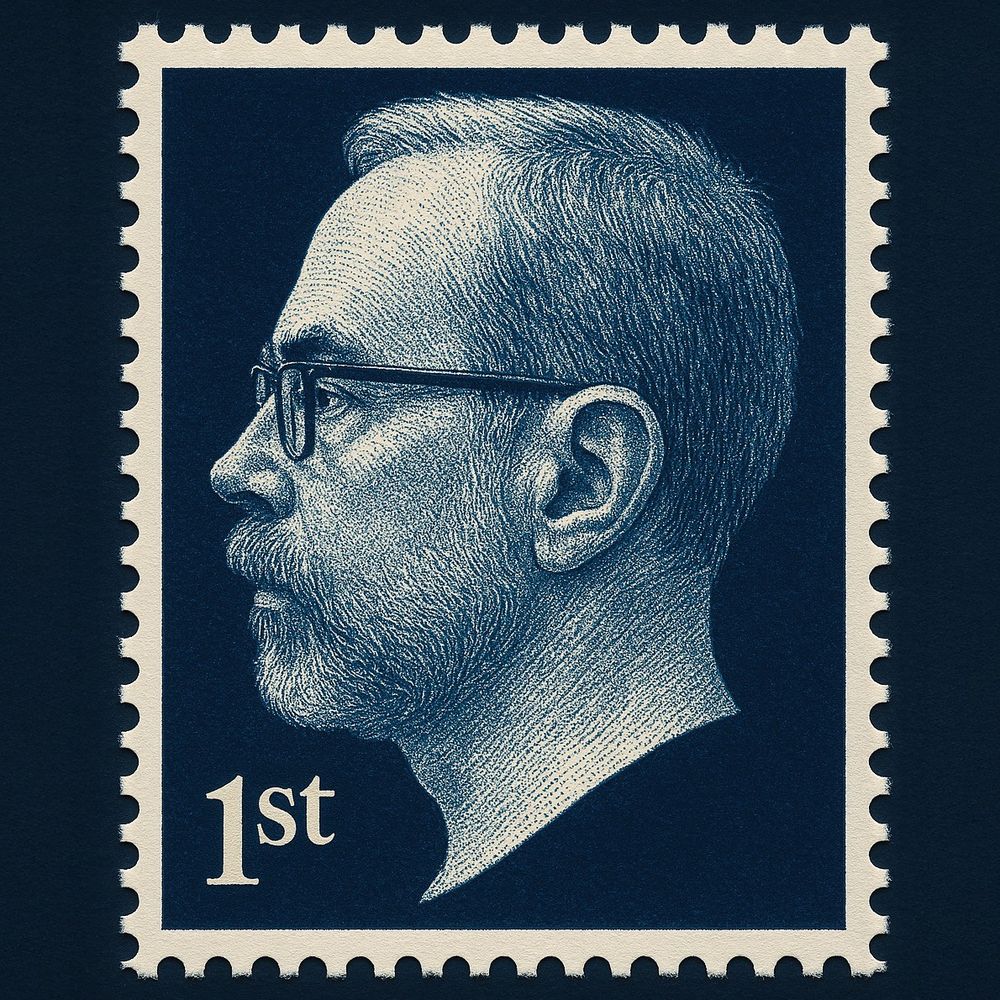 My profile as a stamp