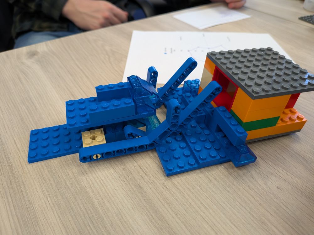 An individual Lego model.