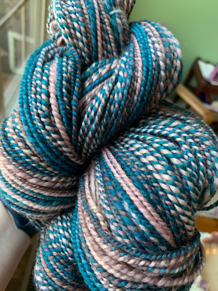 Frabjous Fibers BFL, in Desert Rose