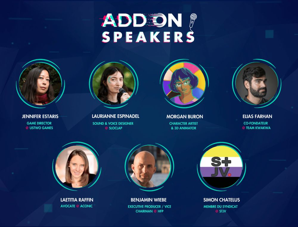 Vague d'annonce n°4 des speakers présents dans le cadre de la prochaine édition d'ADDON les 17 et 18 avril 2025.
