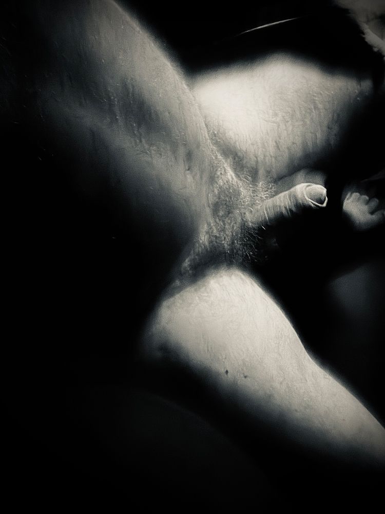 black and white abstract nude 