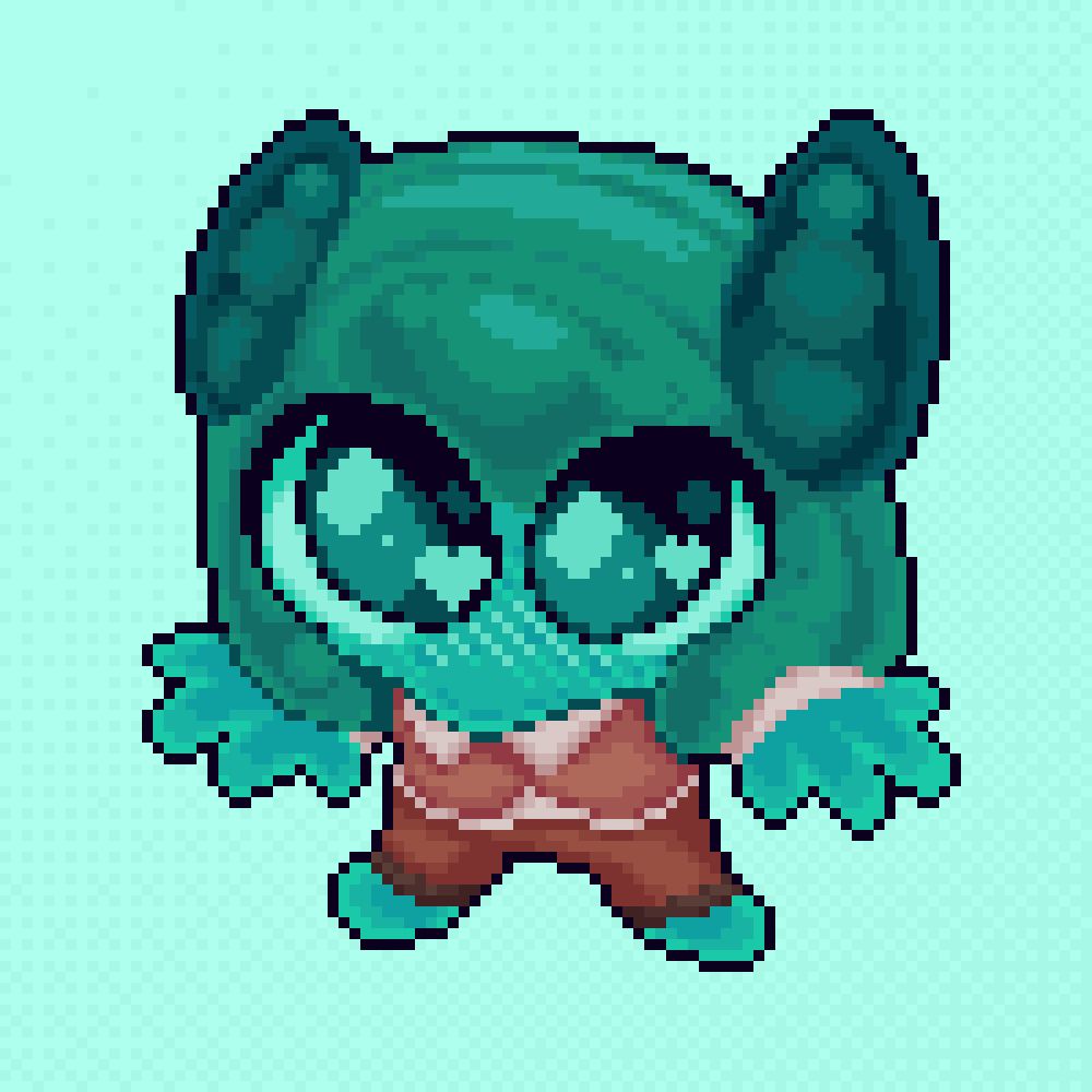 invei the slime girl looking up expectantly at you